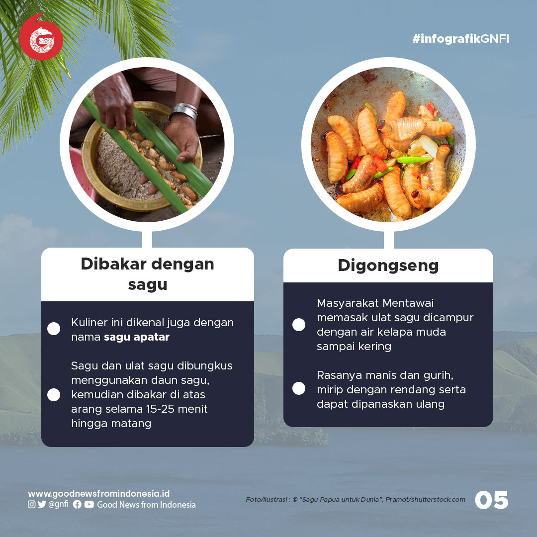 Kuliner Ulat Sagu yang Ternyata Kaya Nutrisi