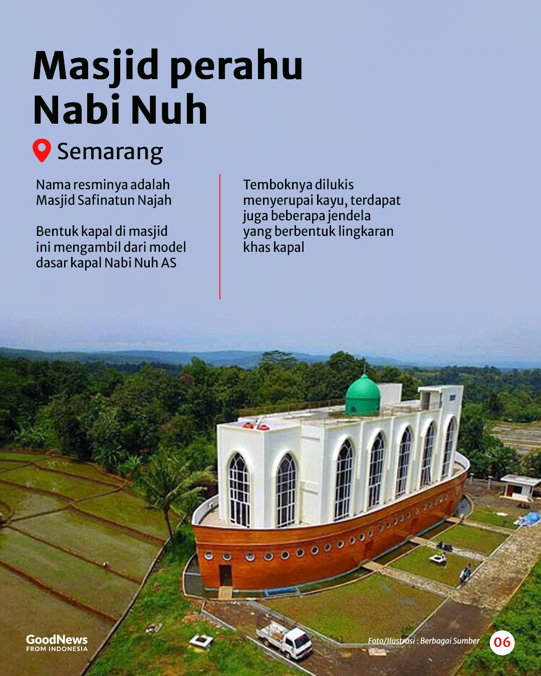 Masjid di Indonesia yang Memiliki Arsitektur Unik (Bagian 1)