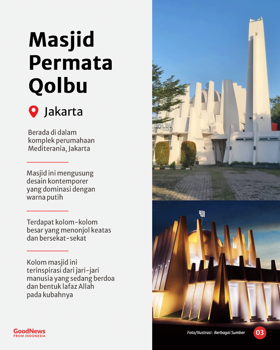 Masjid di Indonesia yang Memiliki Arsitektur Unik (Bagian 2)