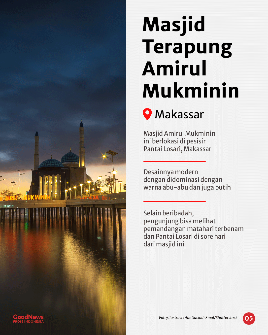 Masjid di Indonesia yang Memiliki Arsitektur Unik (Bagian 2)