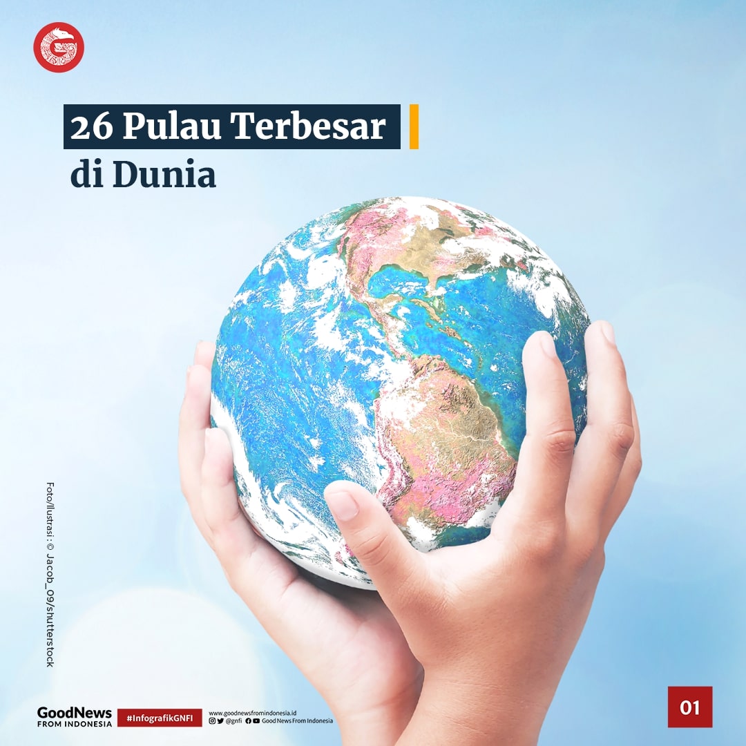Melongok 26 Pulau Terbesar di Dunia