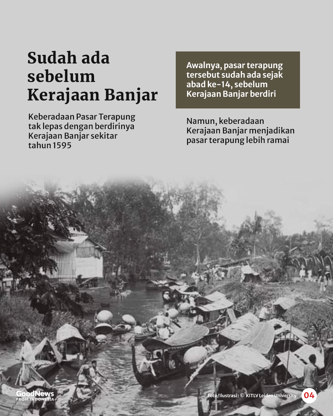 Mengapa Ada Pasar Apung di Banjarmasin?