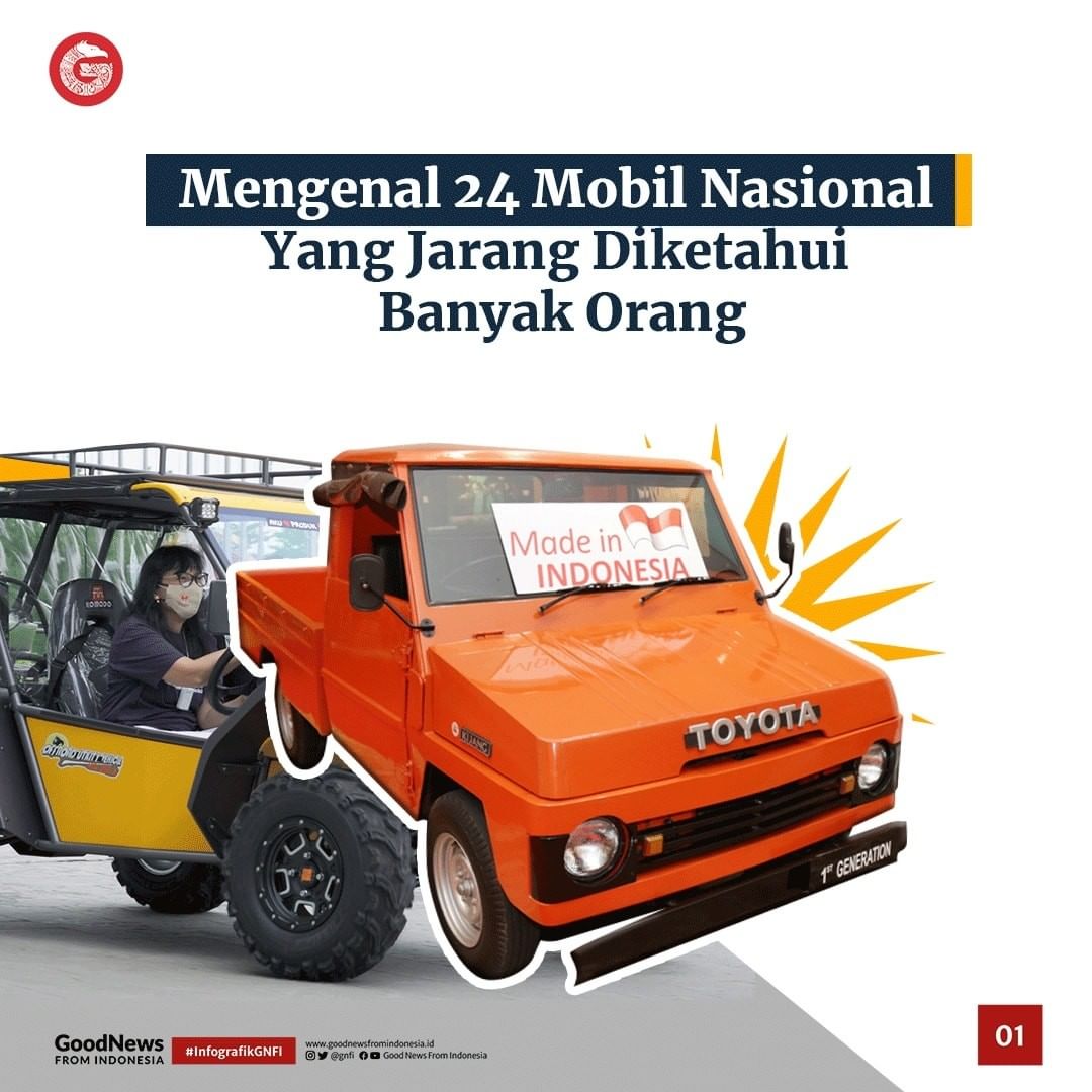 Mengenal 24 Mobil Nasional yang Sebagian Orang Jarang Tahu