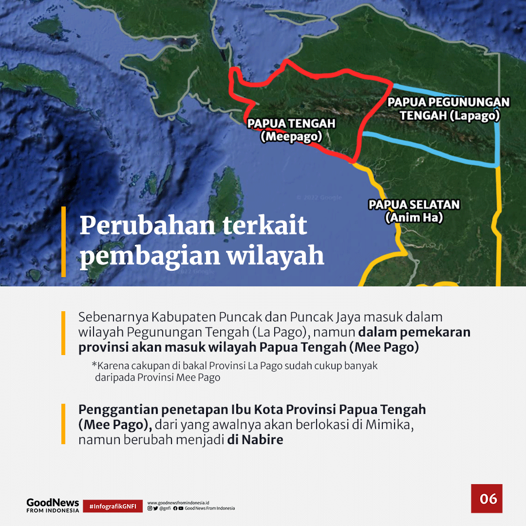 Mengenal 3 Ibu Kota Provinsi Baru di Papua