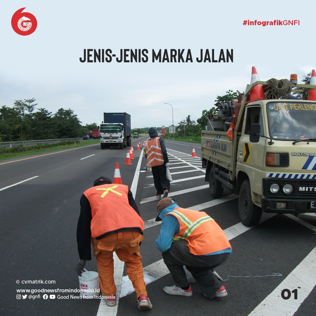 Mengenal Jenis Marka Jalan dan Fungsinya