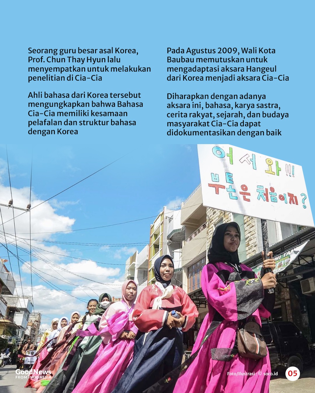 Mengenal Kampung Korea Cia-Cia di Sulawesi Tenggara