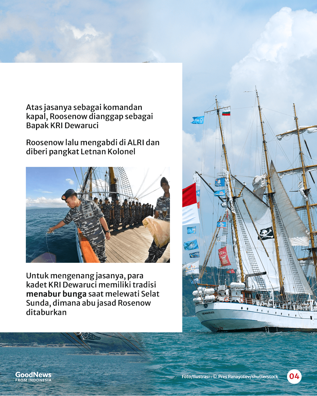 Mengenal KRI Dewaruci, Kapal Legendaris Angkatan Laut Indonesia yang Menaklukan Dunia