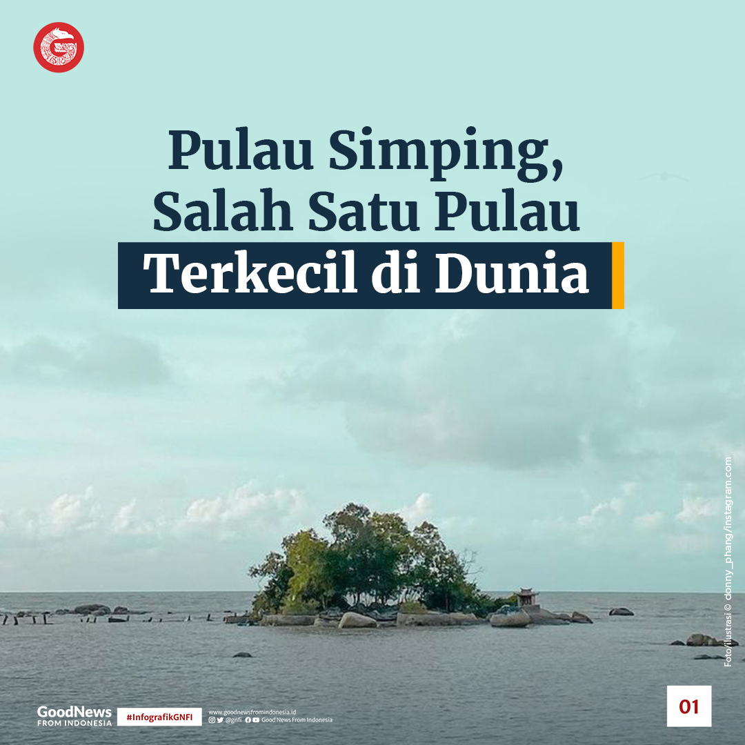Mengenal Pulau Simping, Pulau Terkecil di Dunia