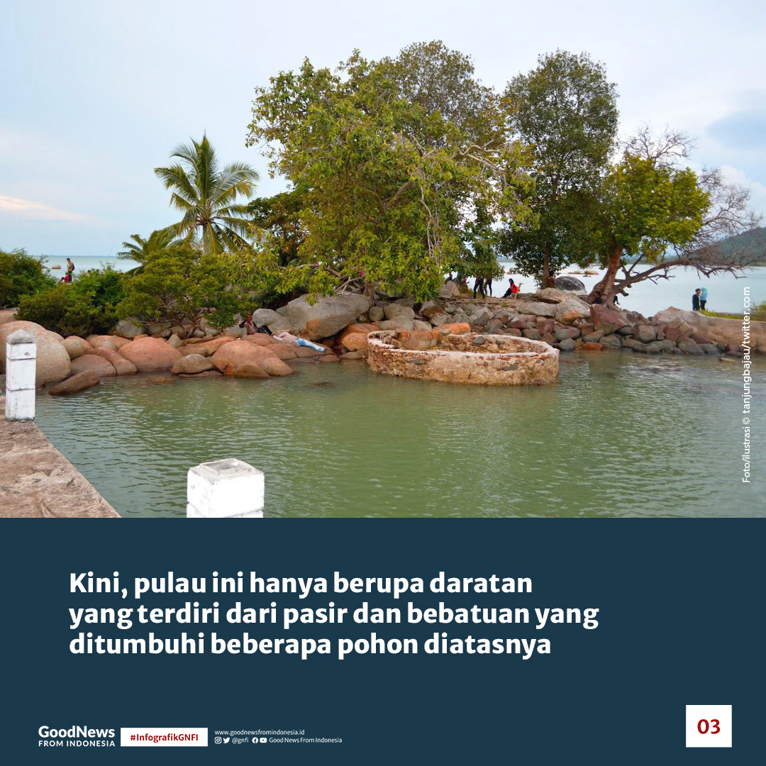 Mengenal Pulau Simping, Pulau Terkecil di Dunia
