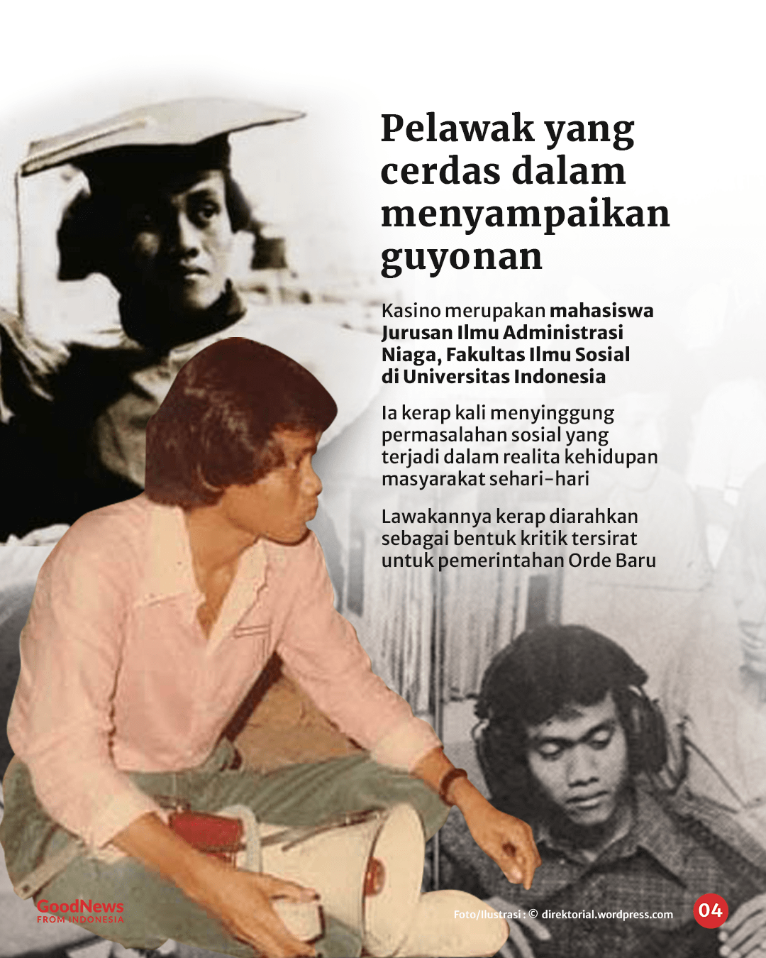 Mengenang Kasino, Pelawak Cerdas Sekaligus Pencinta Alam