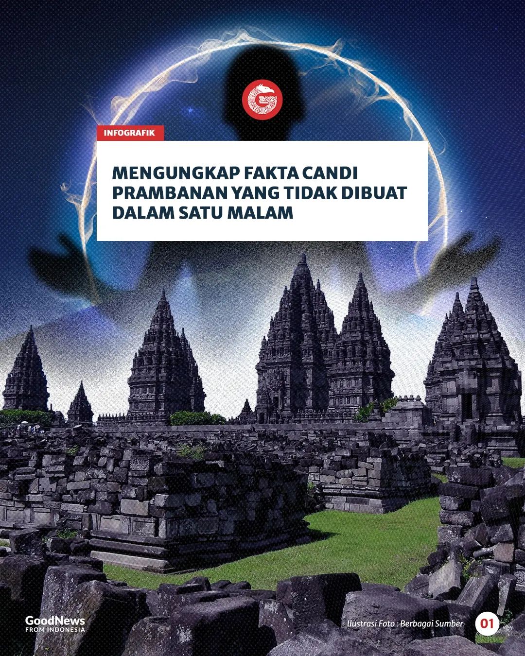 Mengungkap Fakta Candi Prambanan yang Tidak Dibuat dalam Satu Malam