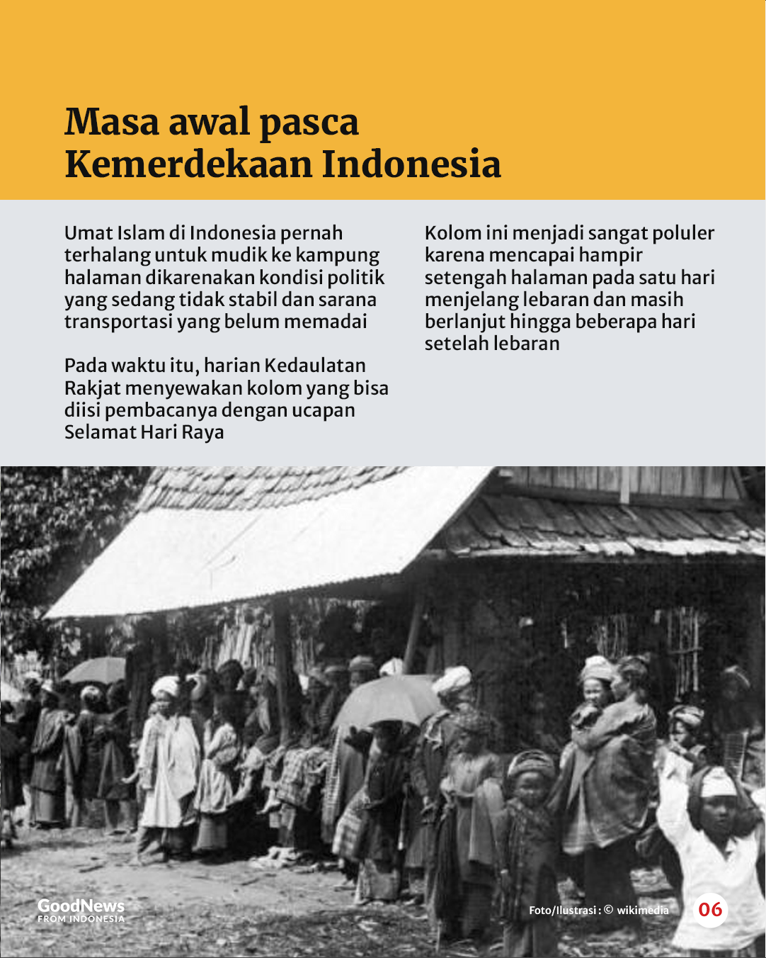 Menilik Kembali Tradisi Mudik Zaman Dahulu