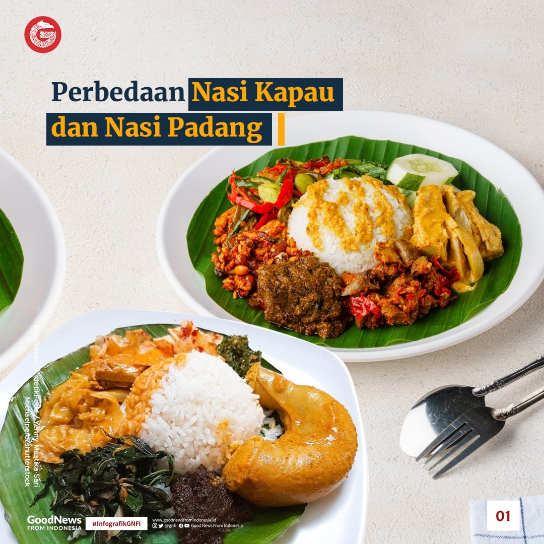 Nasi Padang dan Nasi Kapau, Apa Bedanya?