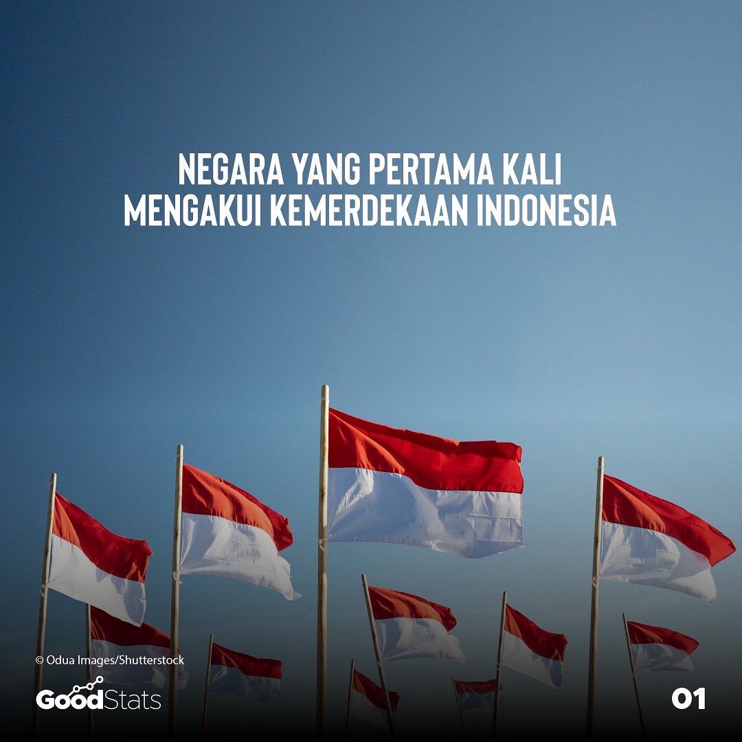 Negara yang Pertama Kali Mengakui Kemerdekaan Indonesia