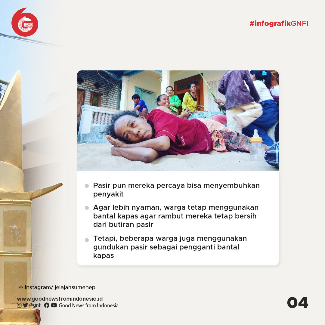 Nikmatnya Tidur Beralaskan Pasir, Kebiasaan Warga Sumenep Madura
