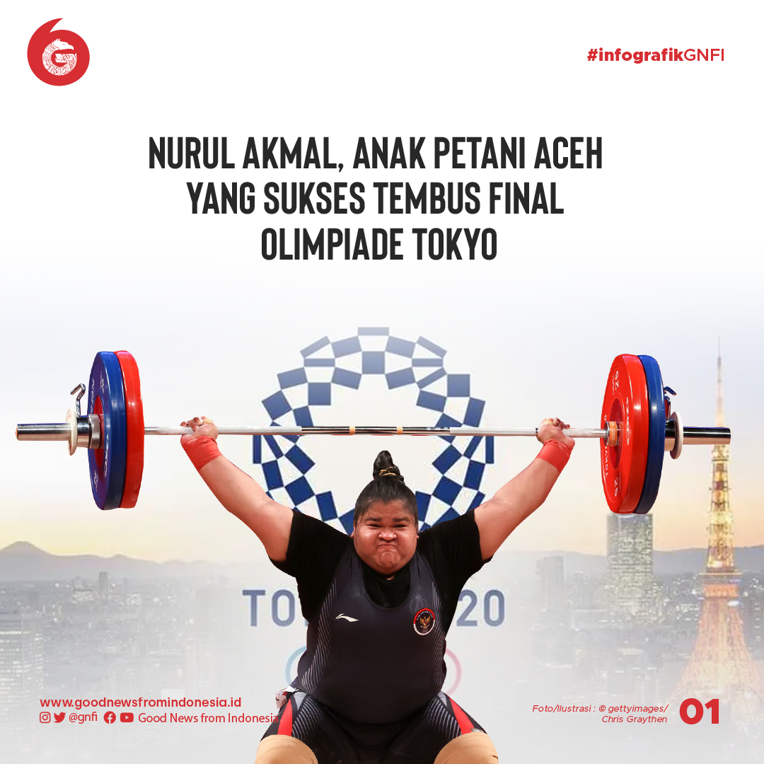 Nurul Akmal, Anak Petani Aceh yang Tembus Final Olimpiade Tokyo 2020