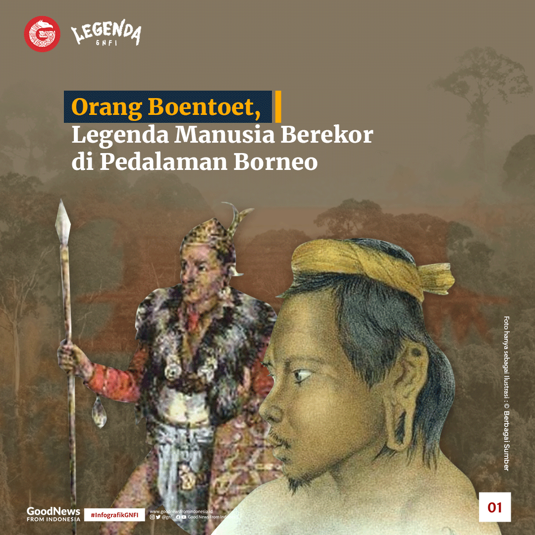 Orang Boentot, Legenda Manusia Berekor di Pedalaman Borneo