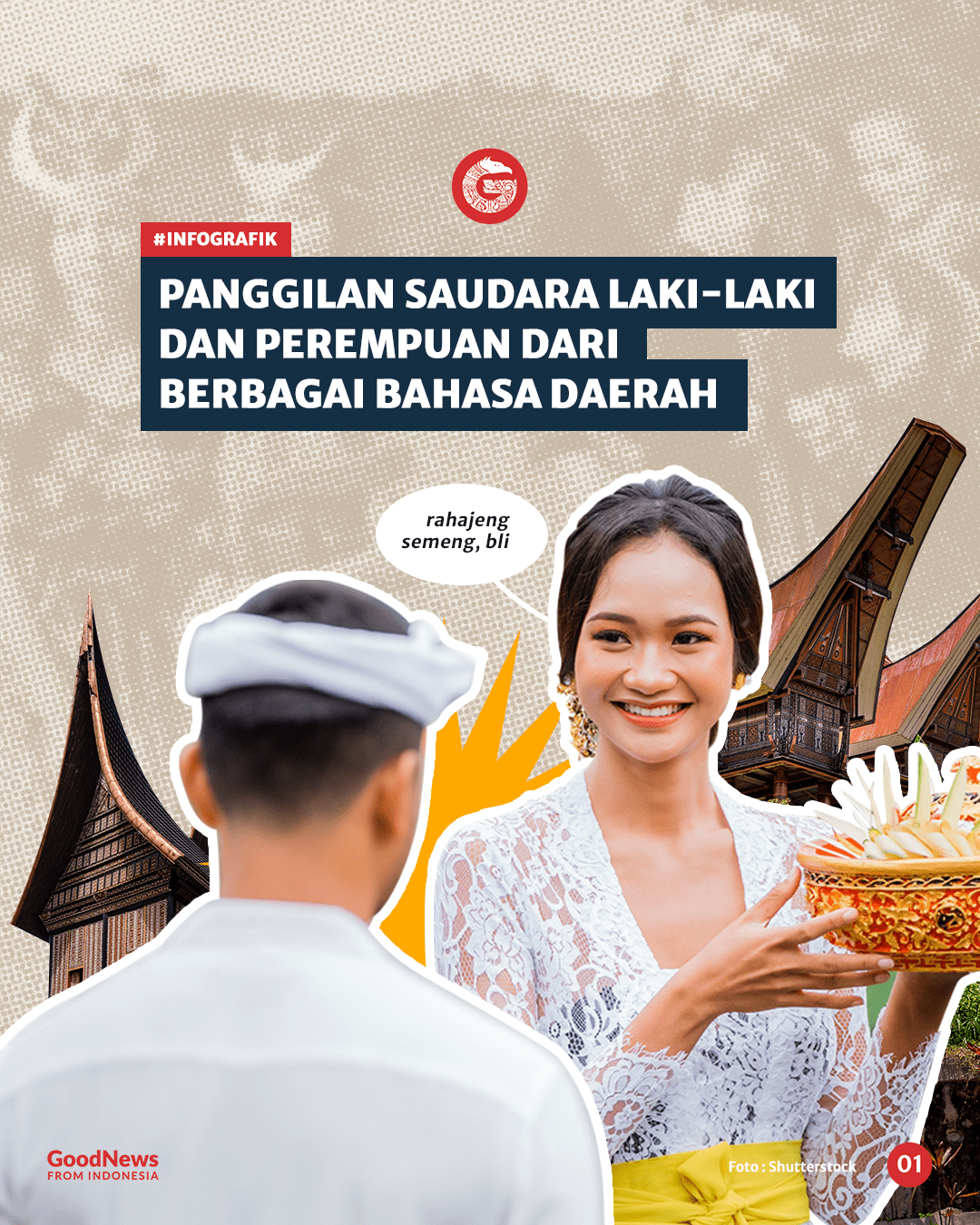 Panggilan Saudara Laki-laki dan Perempuan dari Berbagai Bahasa Daerah