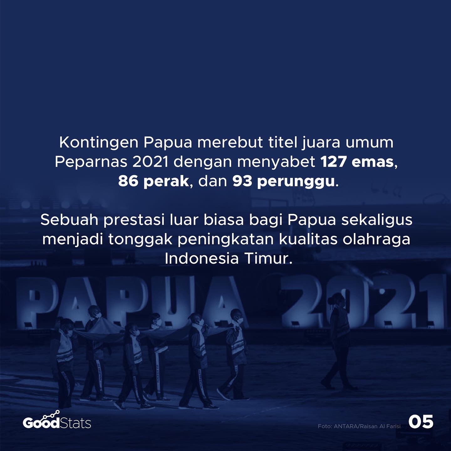 Papua Cetak Sejarah Sebagai Juara Umum Peparnas