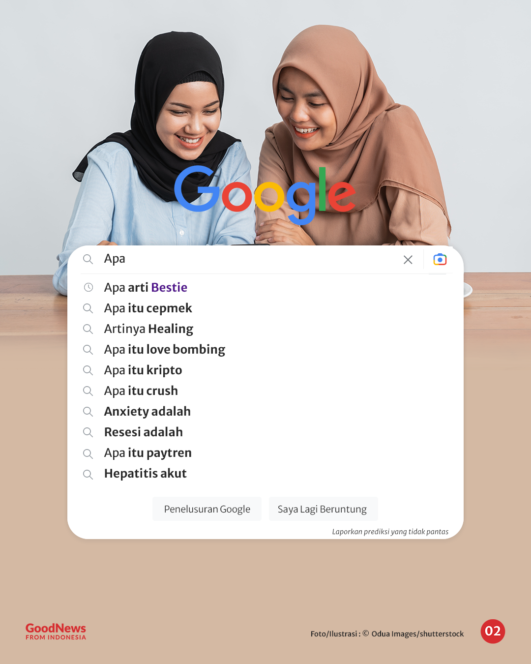 Penelusuran Google 2022 Paling Banyak Dicari Orang Indonesia