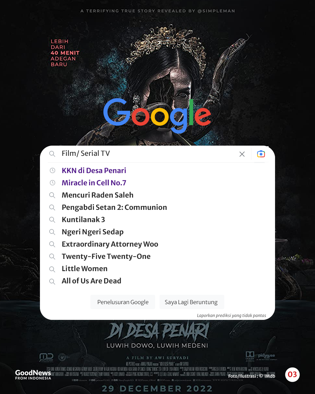 Penelusuran Google 2022 Paling Banyak Dicari Orang Indonesia