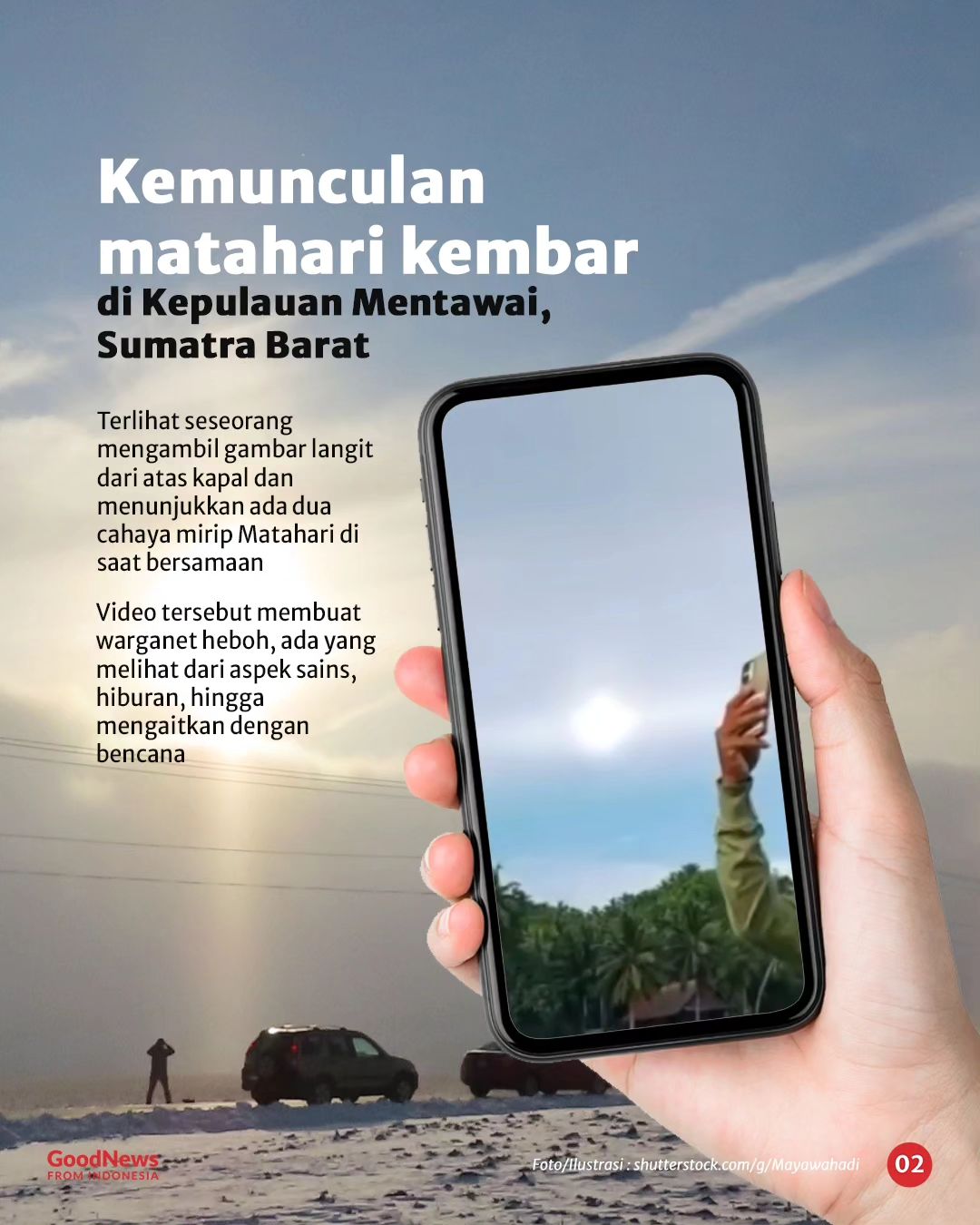 Penjelasan Ilmiah Kemunculan Matahari Kembar di Mentawai