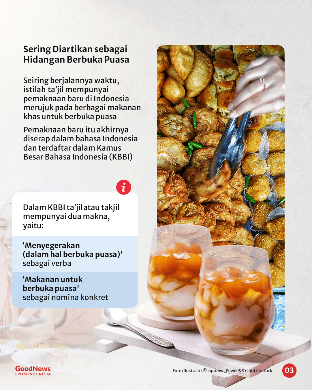 Pergeseran Makna Takjil dan Menu Terpopuler