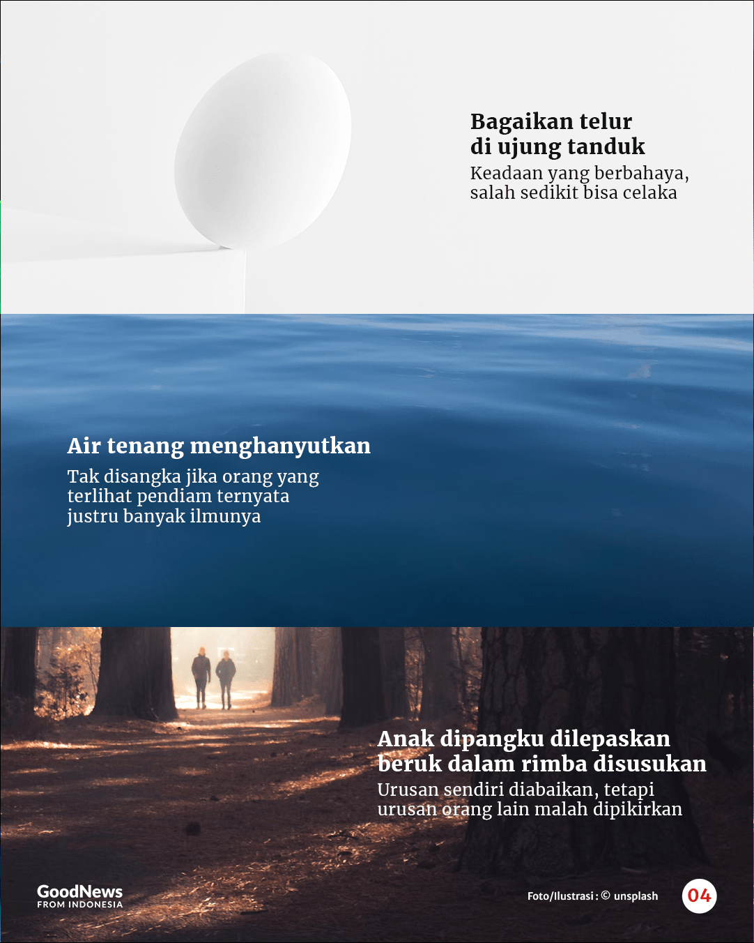 Peribahasa Indonesia Terpopuler dan Artinya (Bagian 1)