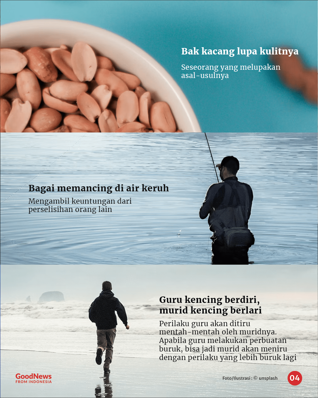 Peribahasa Indonesia Terpopuler dan Artinya (Bagian 3)