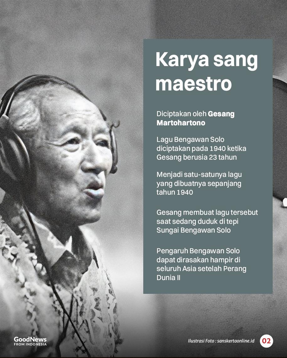 Popularitas Bengawan Solo, Mengalun Merdu Hingga Mancanegara