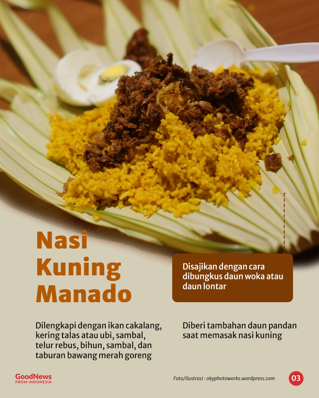 Ragam Nasi Kuning dari Berbagai Daerah di Indonesia