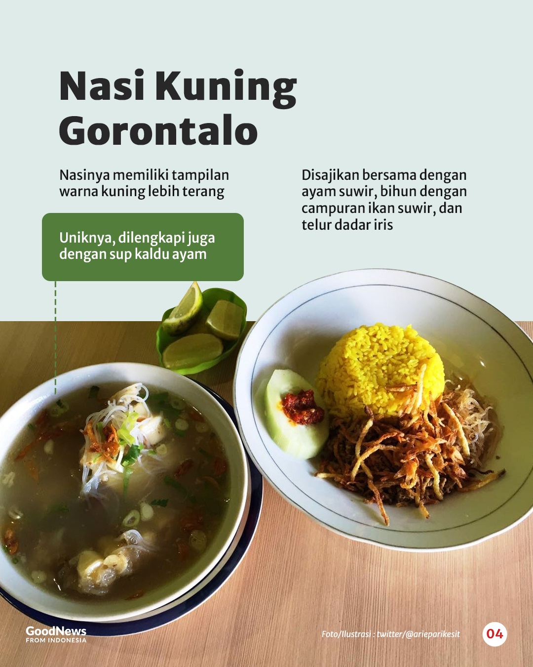 Ragam Nasi Kuning dari Berbagai Daerah di Indonesia