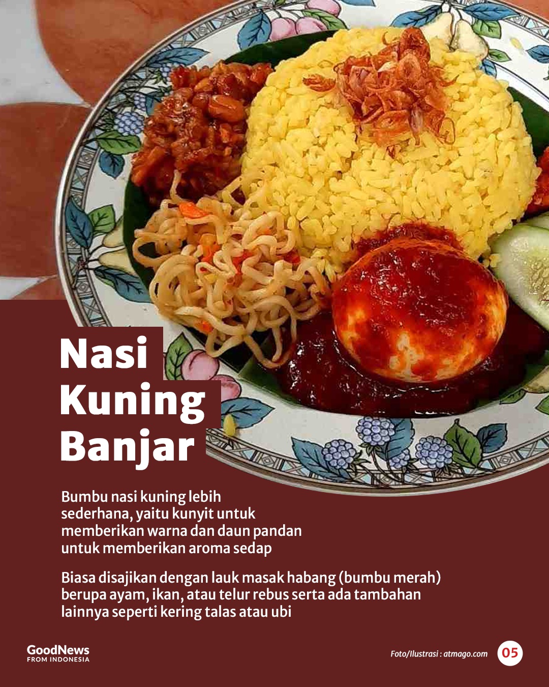 Ragam Nasi Kuning dari Berbagai Daerah di Indonesia