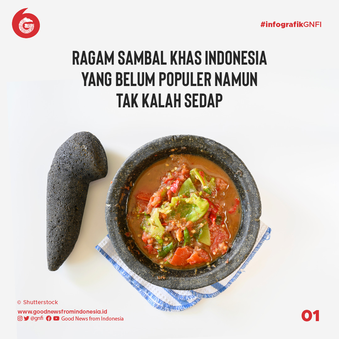 Ragam Sambal Khas Indonesia yang Tak Populer, Namun Tak Kalah Sedap