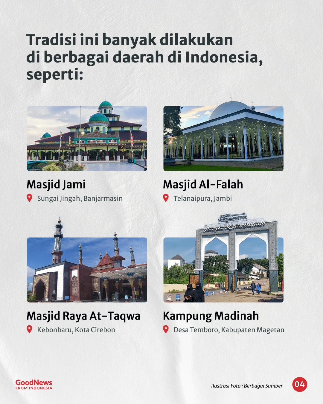 Ragam Tradisi Tarawih di Indonesia