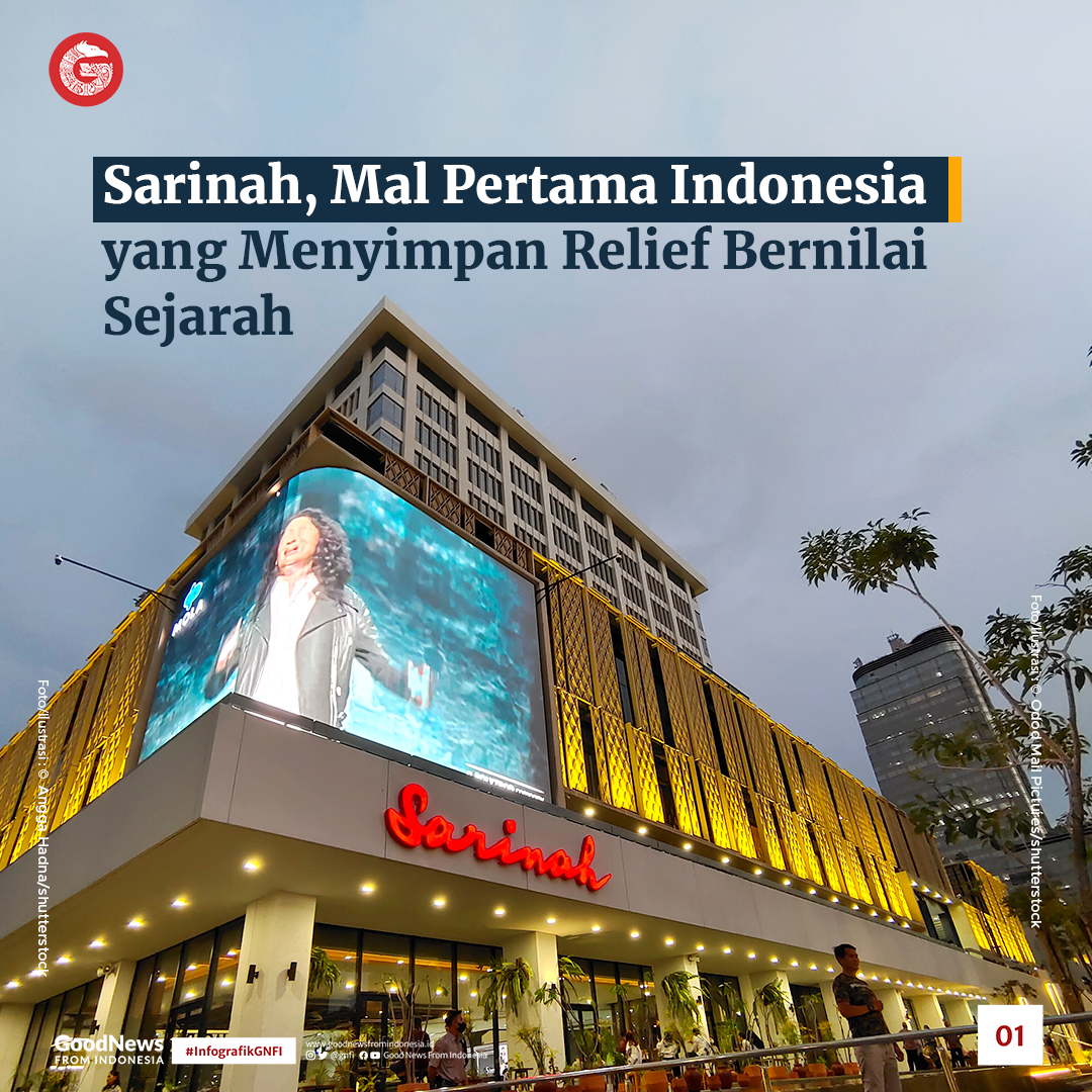Sarinah, Mal Pertama yang Menyimpan Relief Bernilai Sejarah