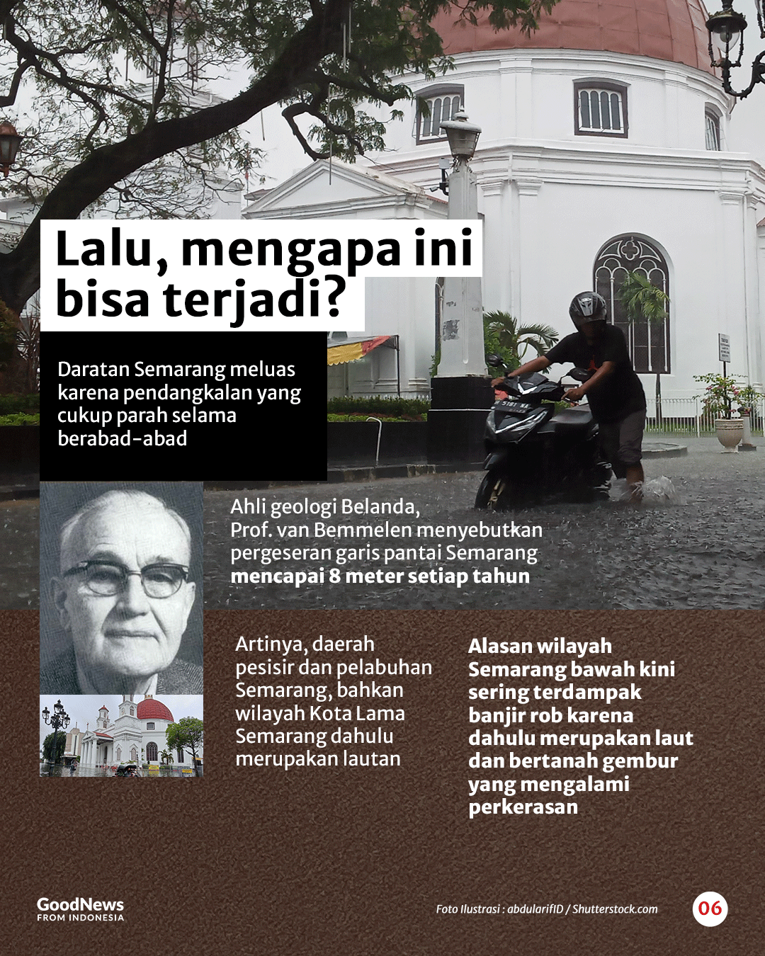 Sebagian Kota Semarang Ternyata Dulunya Lautan