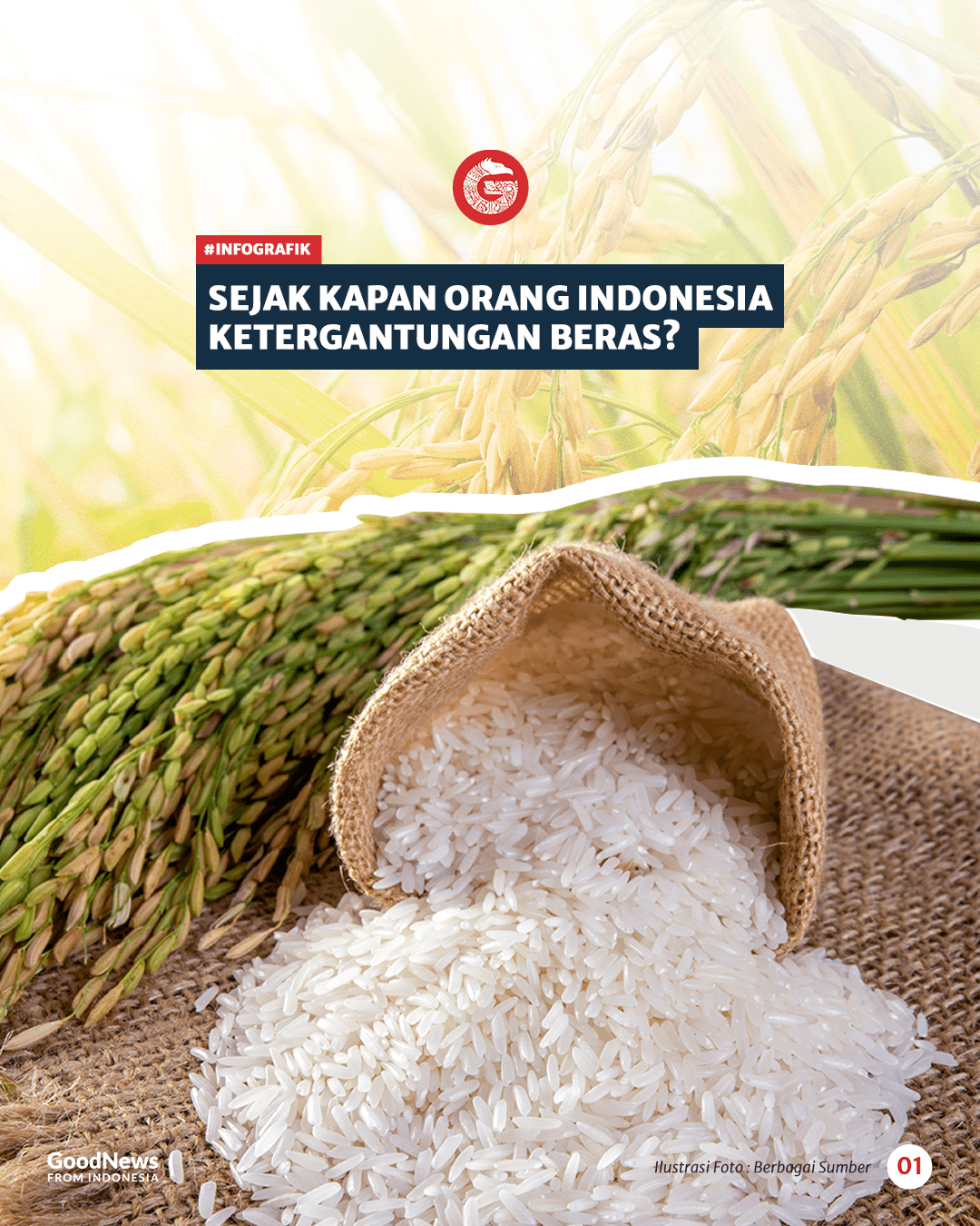 Sejak Kapan Orang Indonesia Ketergantungan Beras?