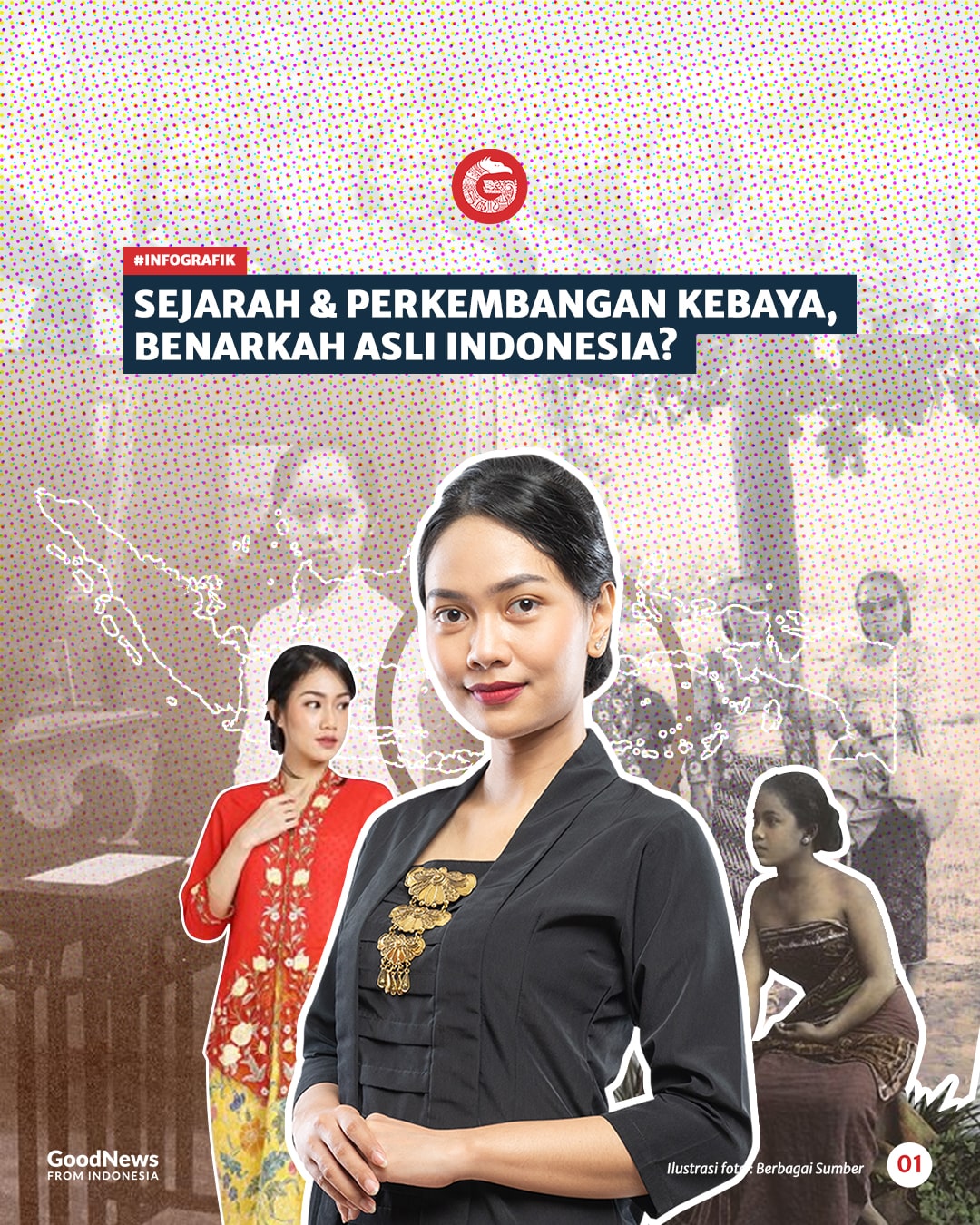 Sejarah dan Perkembangan Kebaya, Benarkah Asli Indonesia?