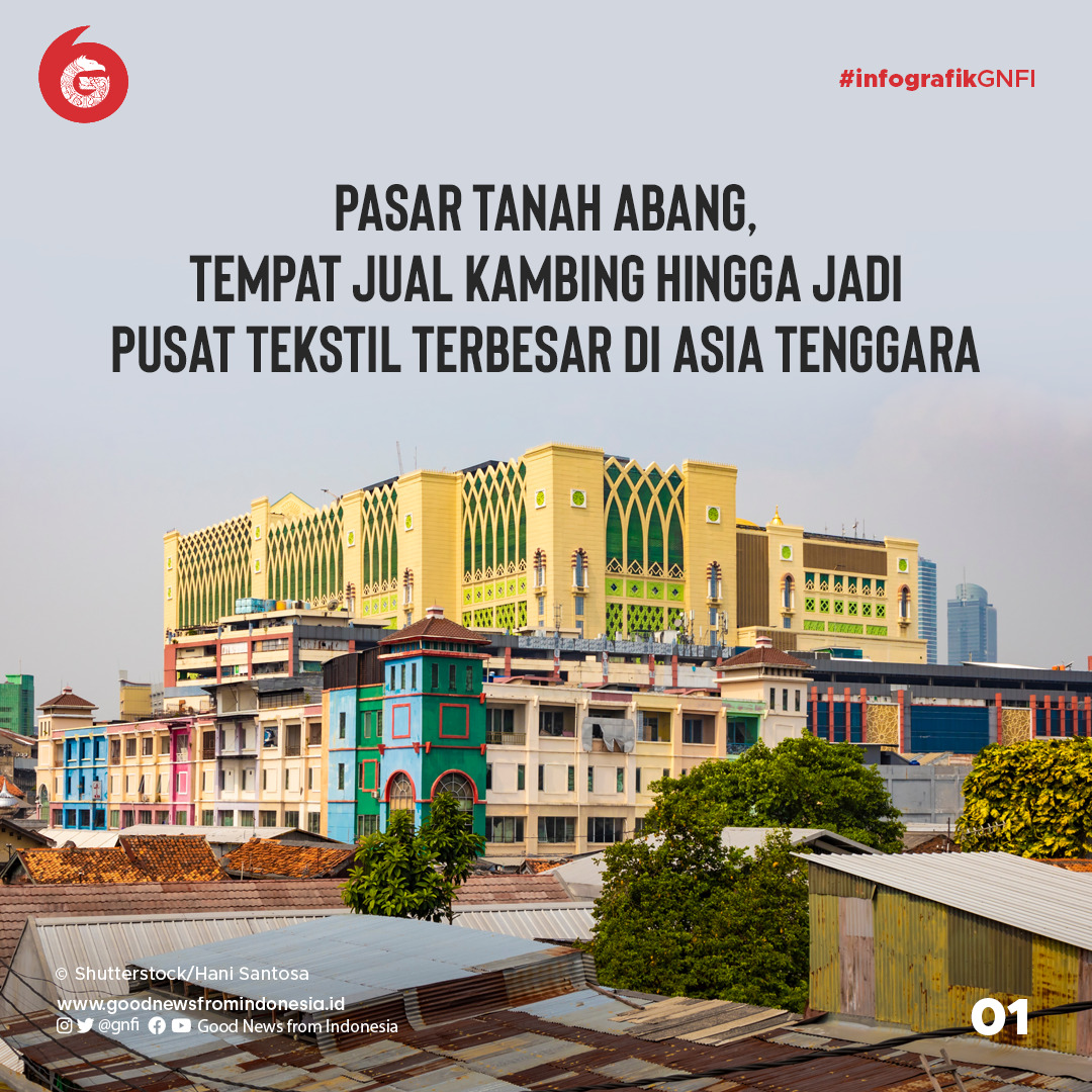Sejarah Pasar Tanah Abang, Tempat Bandar Kambing hingga Lokasi Perdagangan Tekstil Terbesar di Asia Tenggara