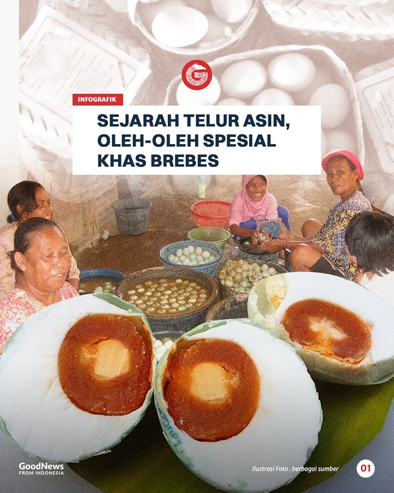 Sejarah Telur Asin, Oleh-Oleh Spesial Khas Brebes