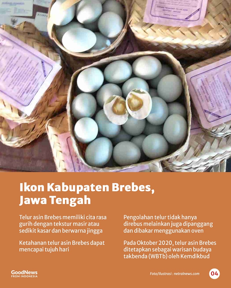 Sejarah Telur Asin, Oleh-Oleh Spesial Khas Brebes
