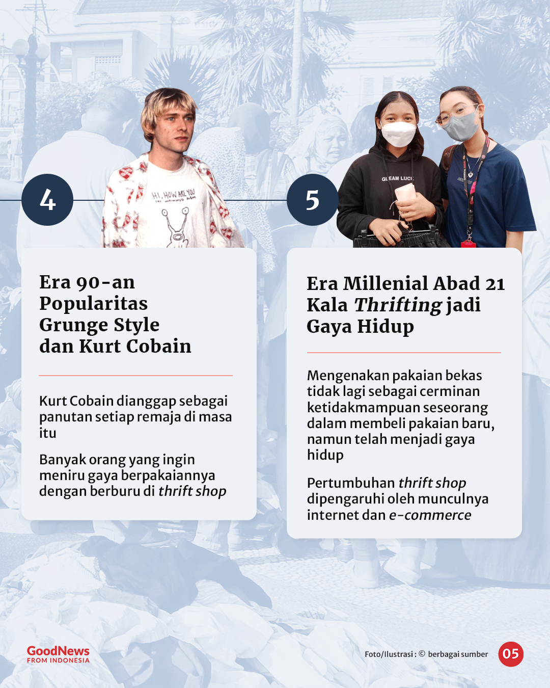 Sejarah Thrift Shop - Pakaian Bekas yang Kerap Diburu Milenial Indonesia