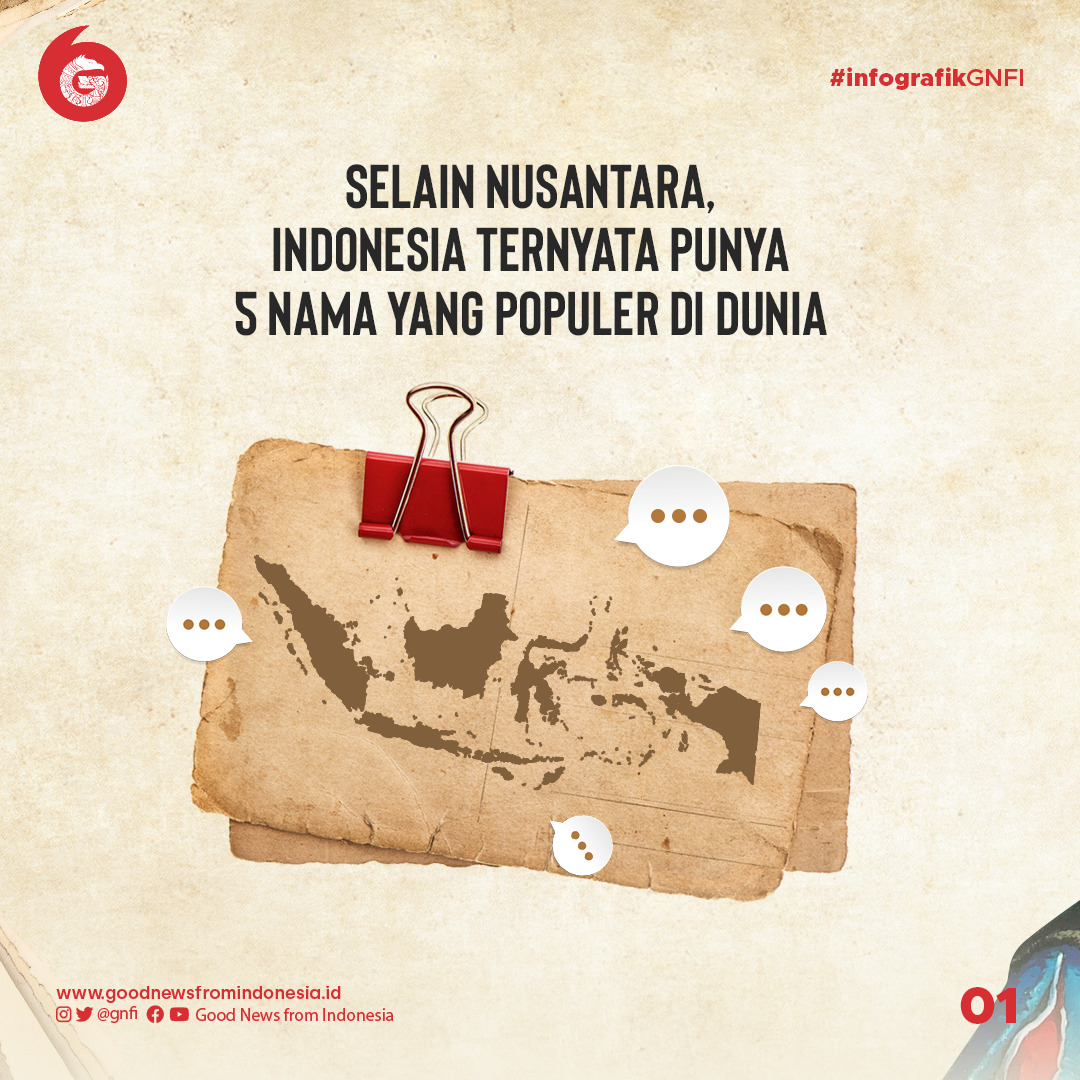 Selain Nusantara, Indonesia Ternyata Punya 5 Nama yang Populer di Dunia