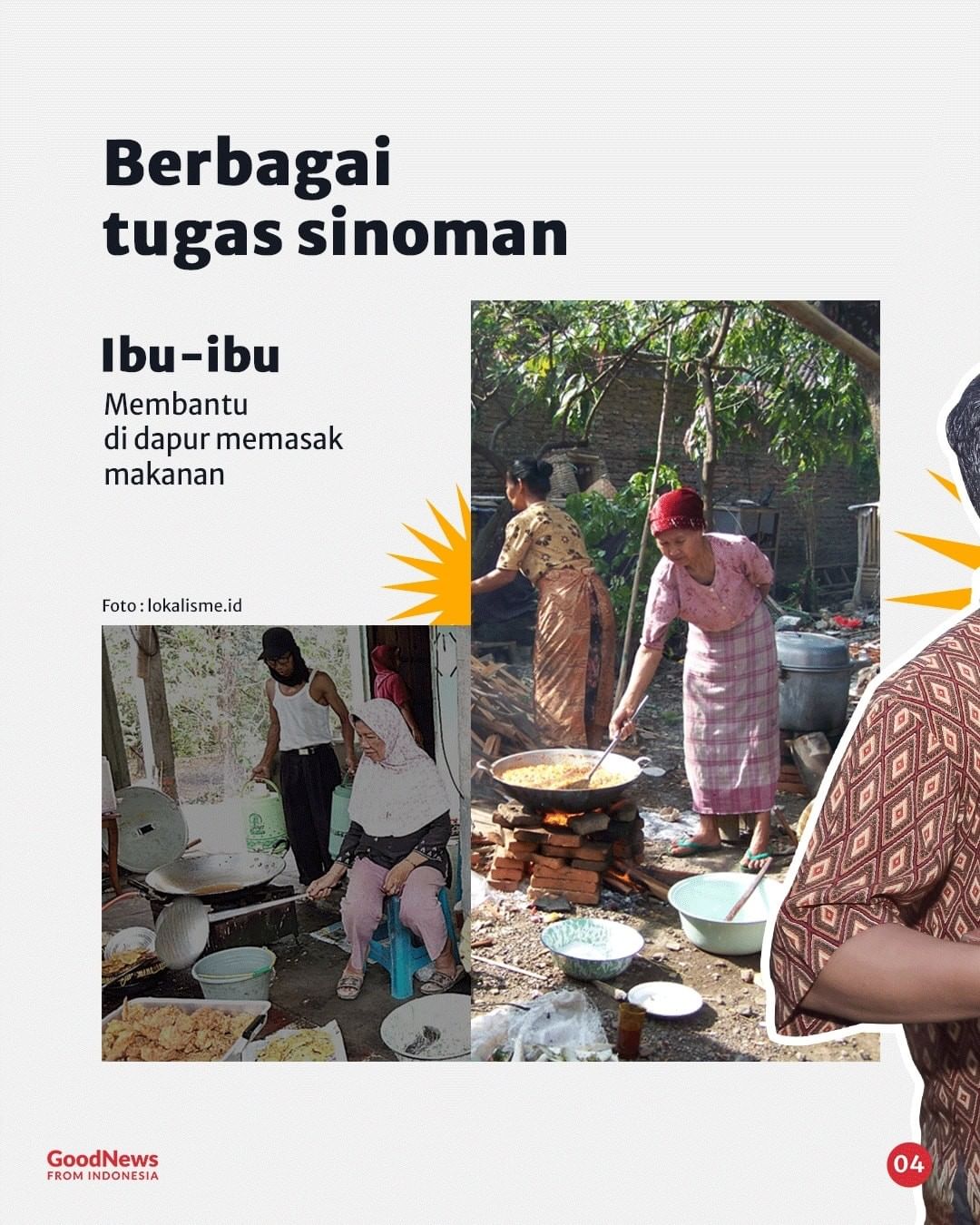 Sinoman, Tradisi Gotong Royong Khas Masyarakat Jawa