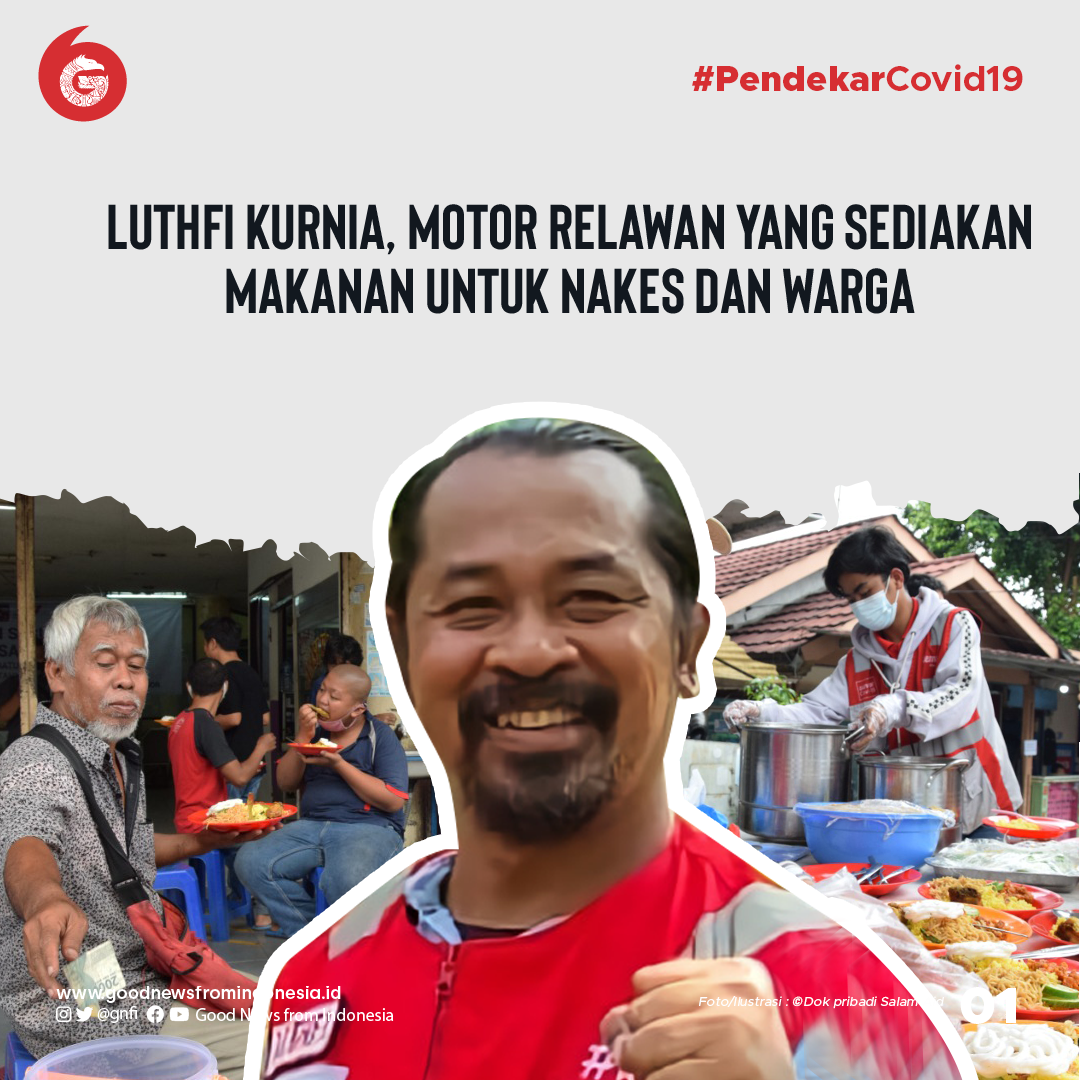 Sosok Penggerak Relawan Penyedia Makanan Gratis untuk Nakes dan Masyarakat