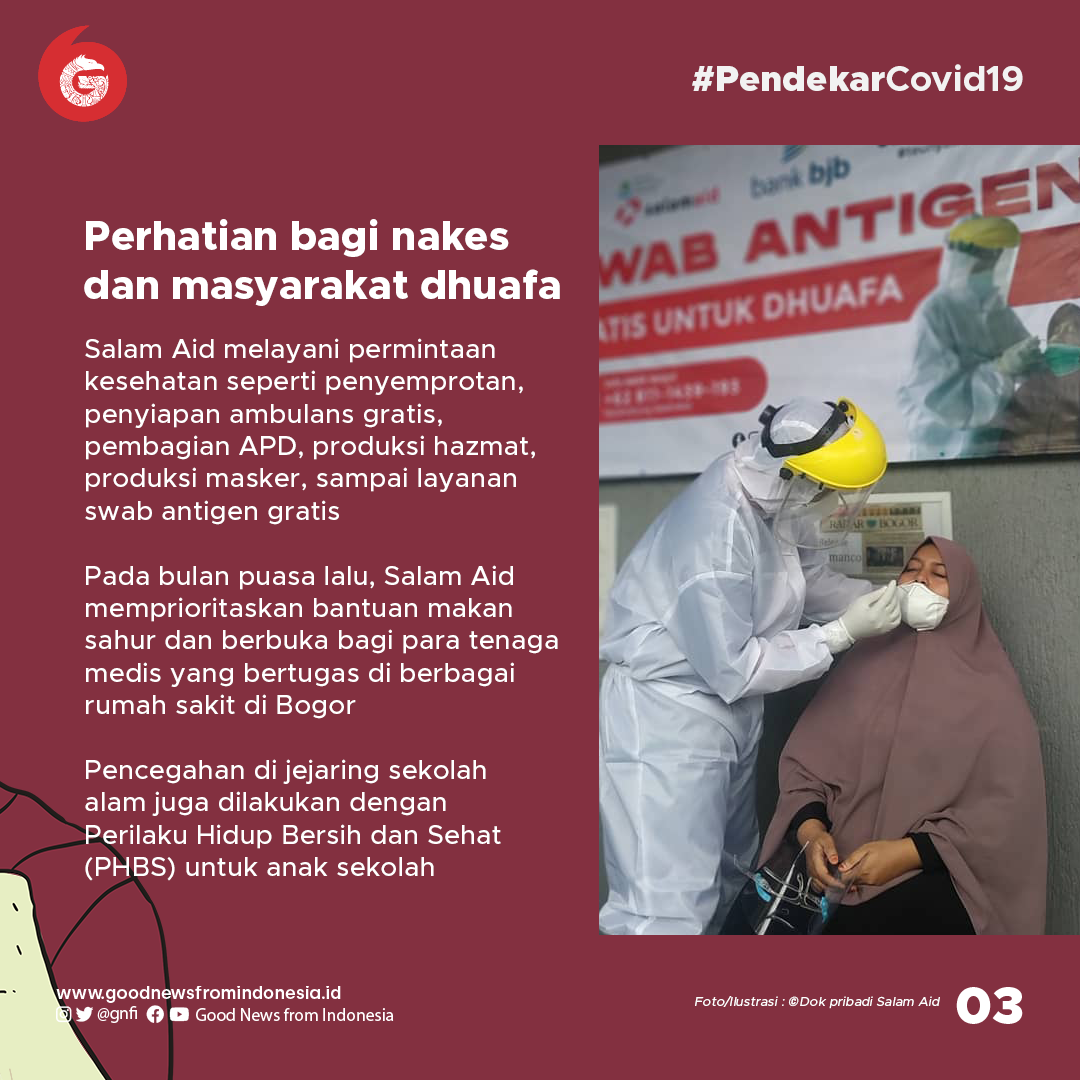 Sosok Penggerak Relawan Penyedia Makanan Gratis untuk Nakes dan Masyarakat
