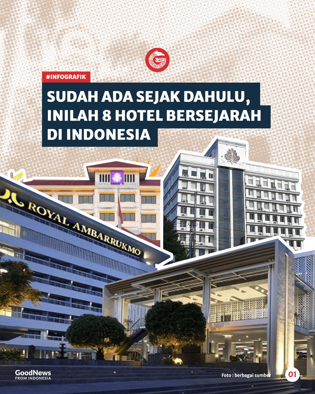 Sudah Ada Sejak Dahulu, Inilah 8 Hotel Bersejarah di Indonesia