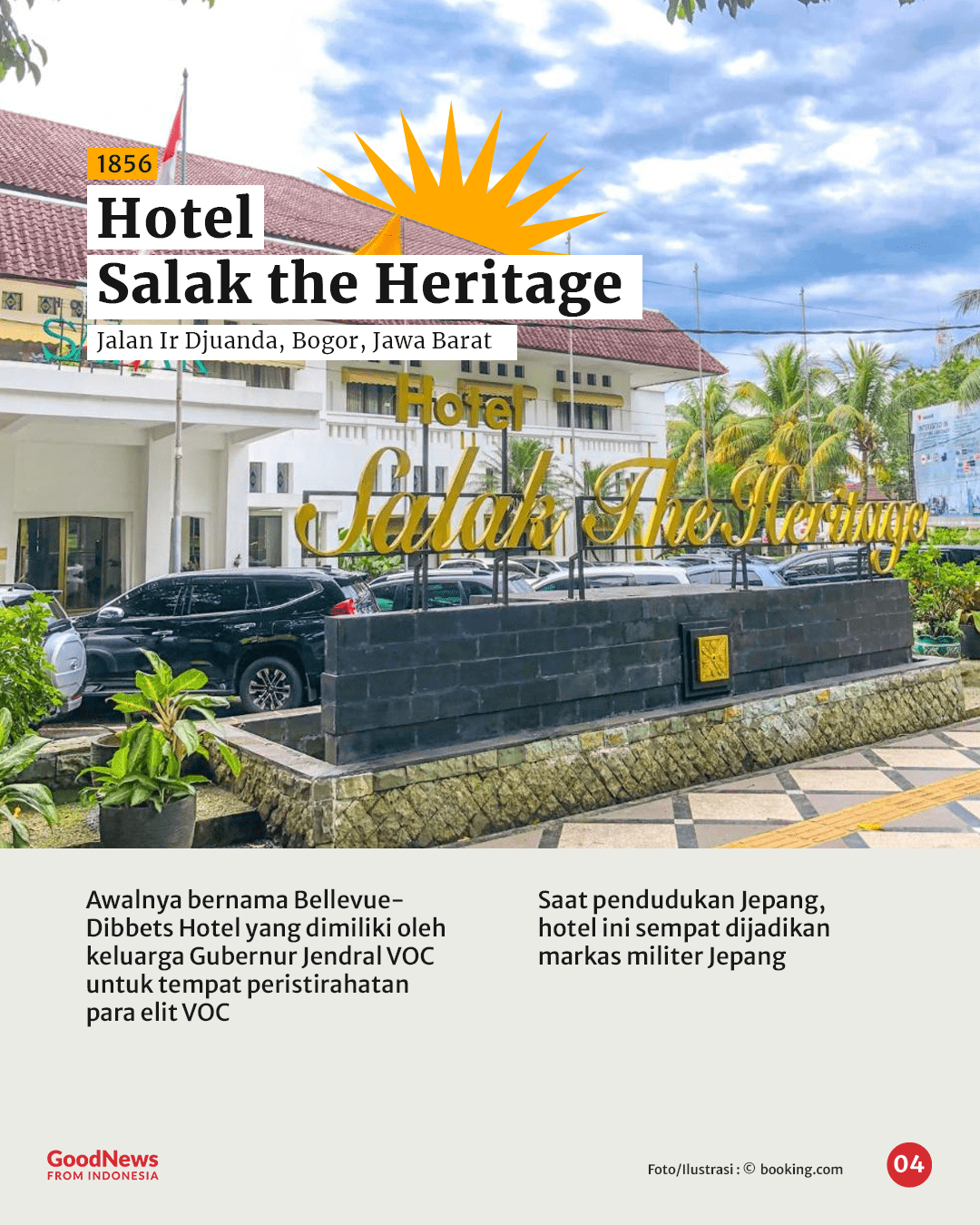 Sudah Ada Sejak Dahulu, Inilah 8 Hotel Bersejarah di Indonesia