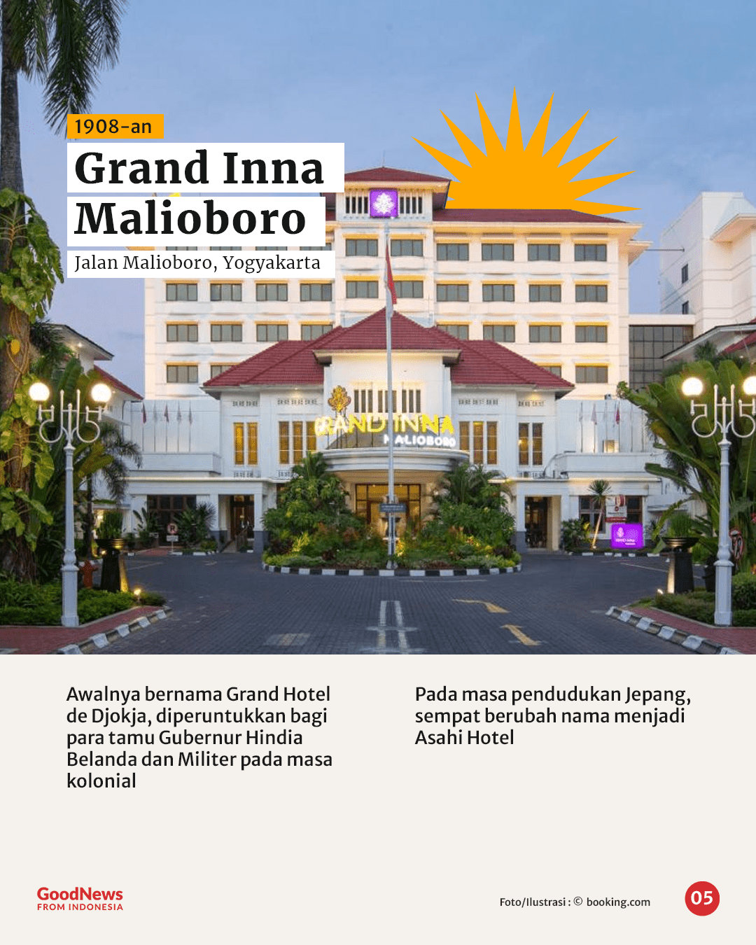 Sudah Ada Sejak Dahulu, Inilah 8 Hotel Bersejarah di Indonesia